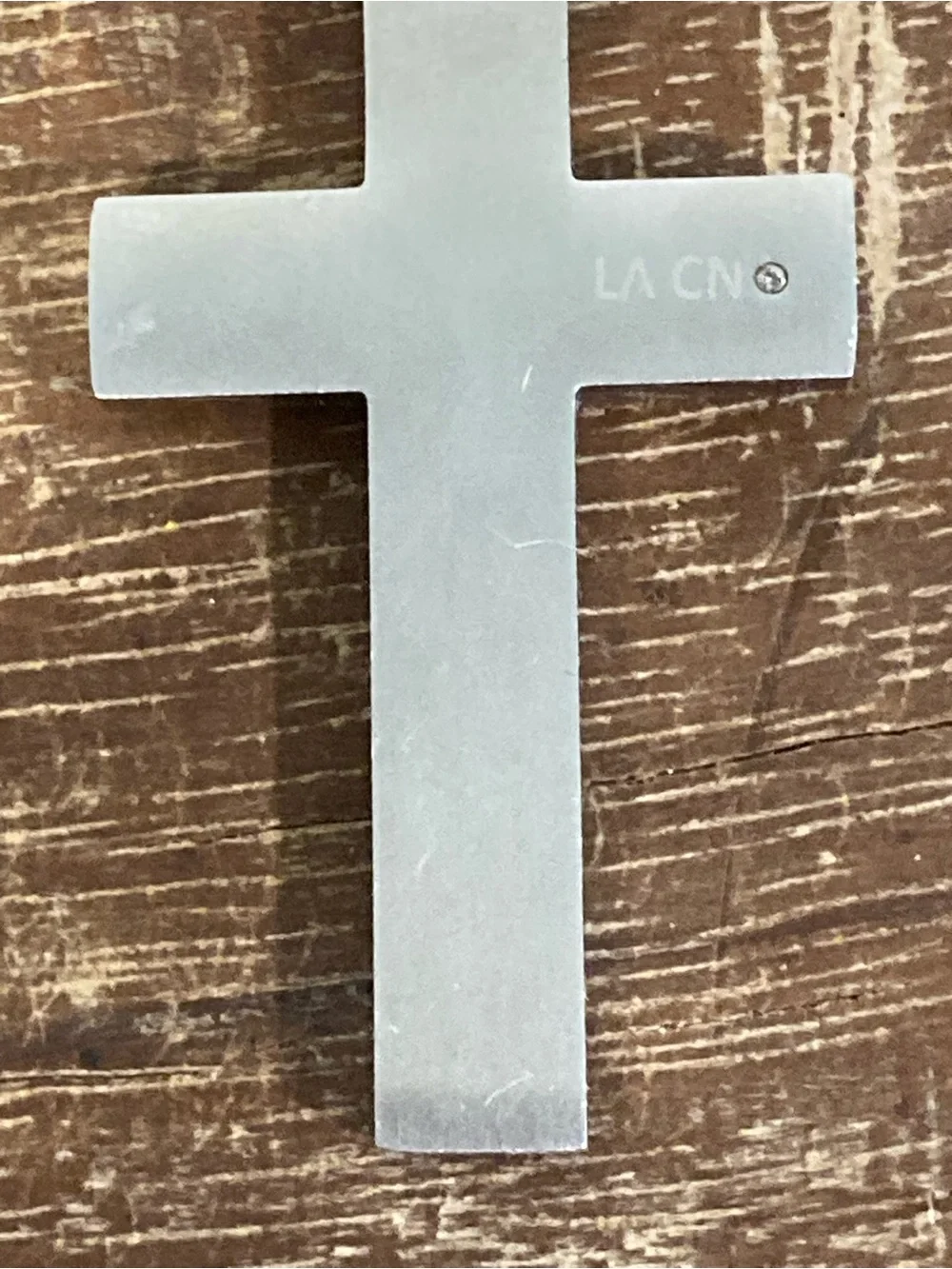 Two-Tone Men’s Fashion Jewelry Cross Pendant Necklace